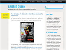 Tablet Screenshot of carriecuinn.com